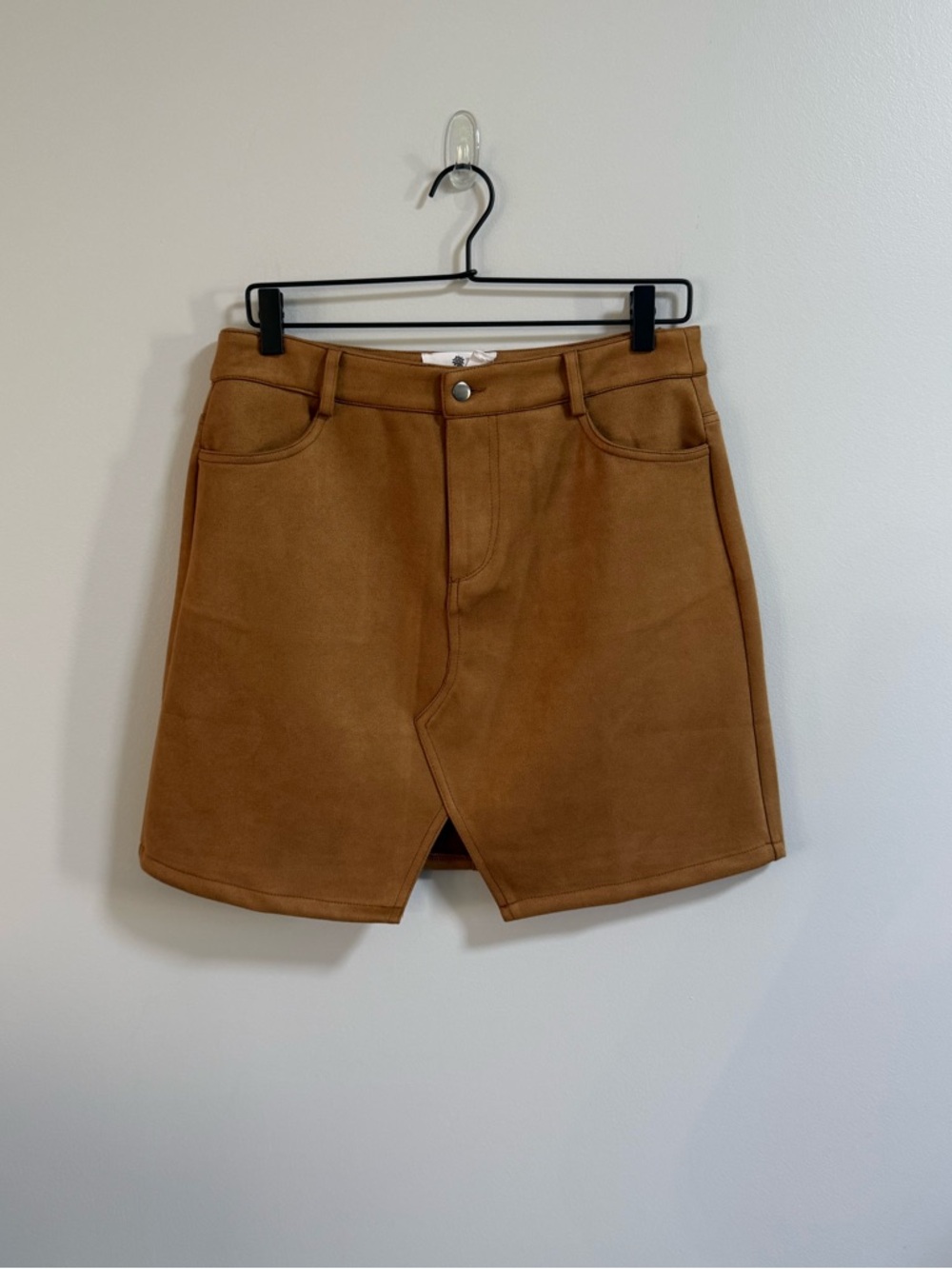 Everyday Chic Faux Suede Skirt